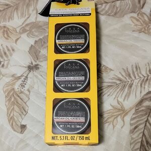 Argan Oil Scented Body Butter Set - Yellow